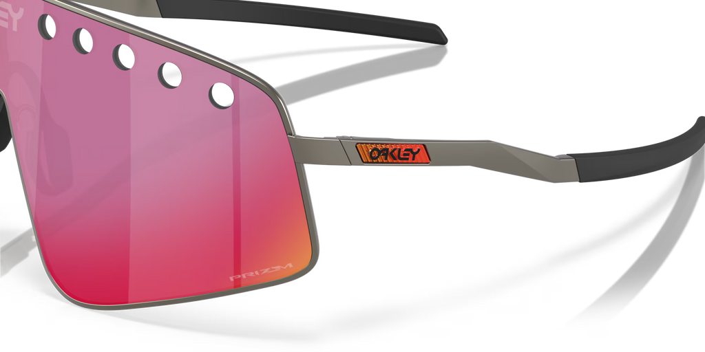 Oakley Sutro™ TI Sweep Sunglasses – Prizm Road Lens with Matte Gunmetal Titanium Frame