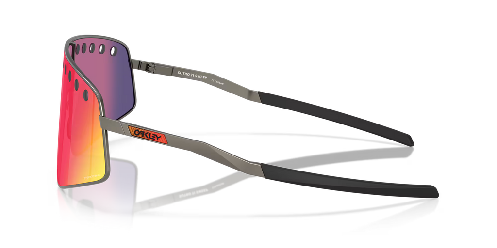 Oakley Sutro™ TI Sweep Sunglasses – Prizm Road Lens with Matte Gunmetal Titanium Frame