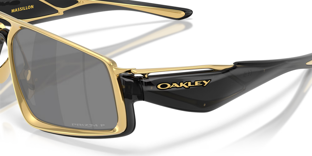 Oakley Massillon Players Collection Sunglasses – Prizm Black Polarized Lens with Black Ink Frame