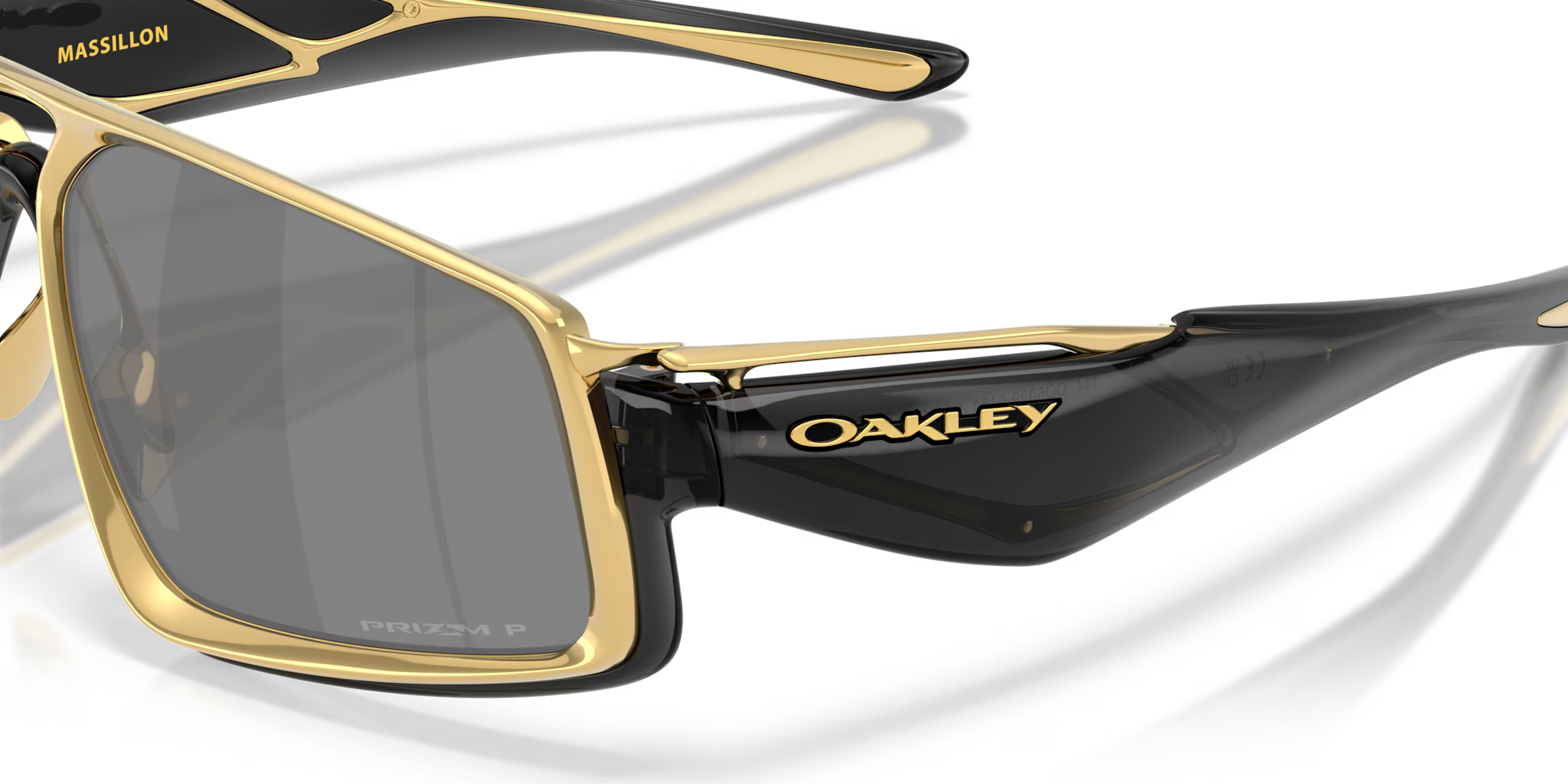 Oakley Massillon Players Collection Sunglasses – Prizm Black Polarized Lens with Black Ink Frame