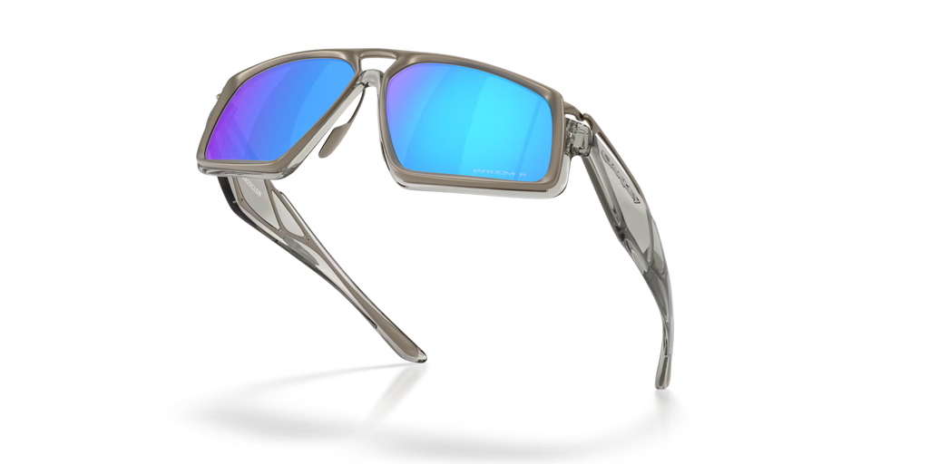 Oakley Massillon Players Collection Sunglasses – Prizm Sapphire Polarized Lens with Grey Ink Frame