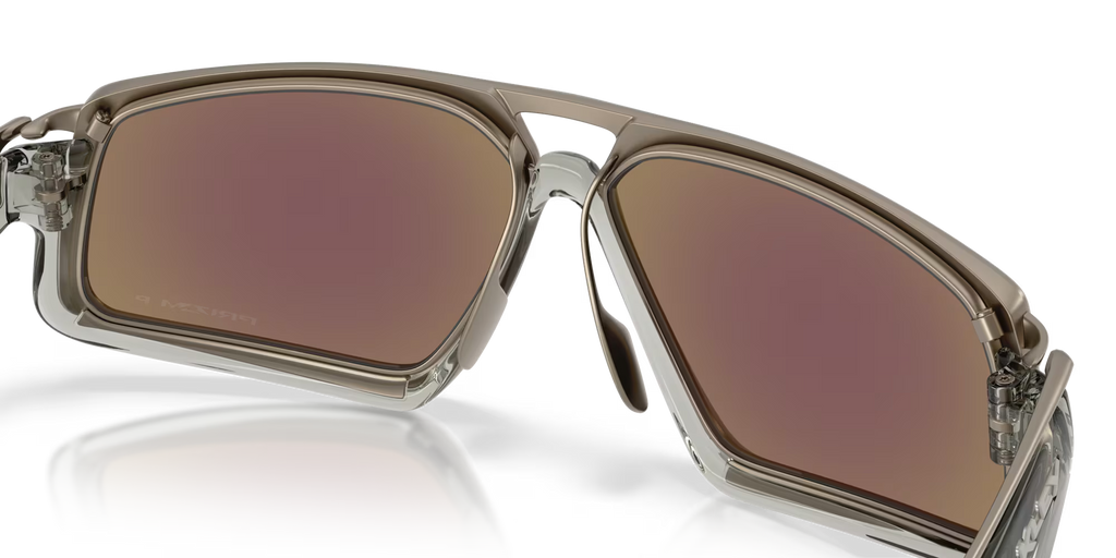 Oakley Massillon Players Collection Sunglasses – Prizm Sapphire Polarized Lens with Grey Ink Frame
