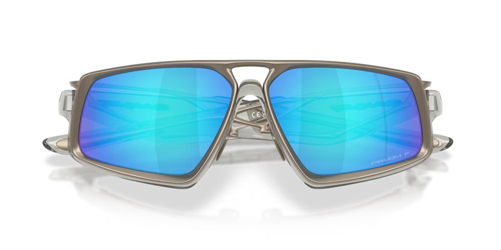 Oakley Massillon Players Collection Sunglasses – Prizm Sapphire Polarized Lens with Grey Ink Frame