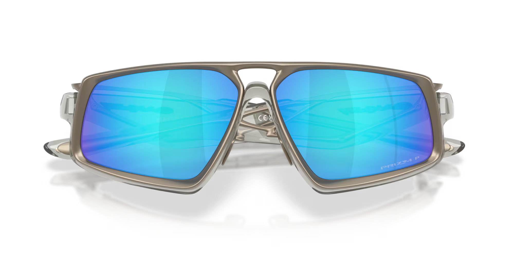 Oakley Massillon Players Collection Sunglasses – Prizm Sapphire Polarized Lens with Grey Ink Frame