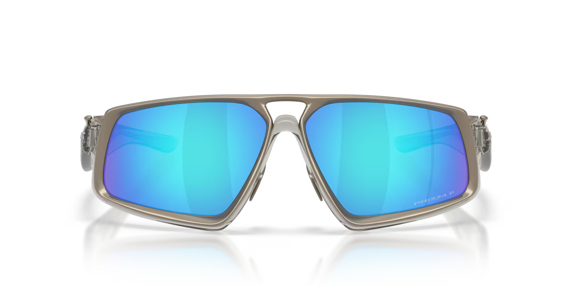 Oakley Massillon Players Collection Sunglasses – Prizm Sapphire Polarized Lens with Grey Ink Frame