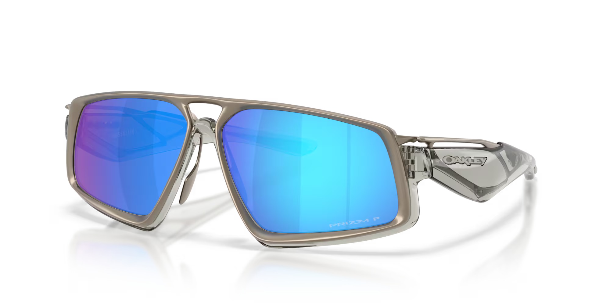 Oakley Massillon Players Collection Sunglasses – Prizm Sapphire Polarized Lens with Grey Ink Frame