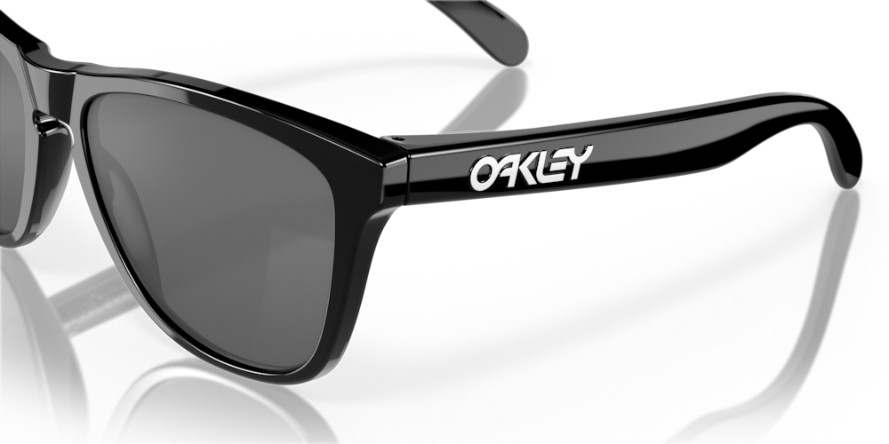 Oakaley sunglass Frogskins  prizm black Lenses with polished black Frame