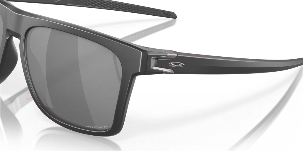 Oakley Leffingwell matte black ink sunglasses with Prizm Black polarized lenses
