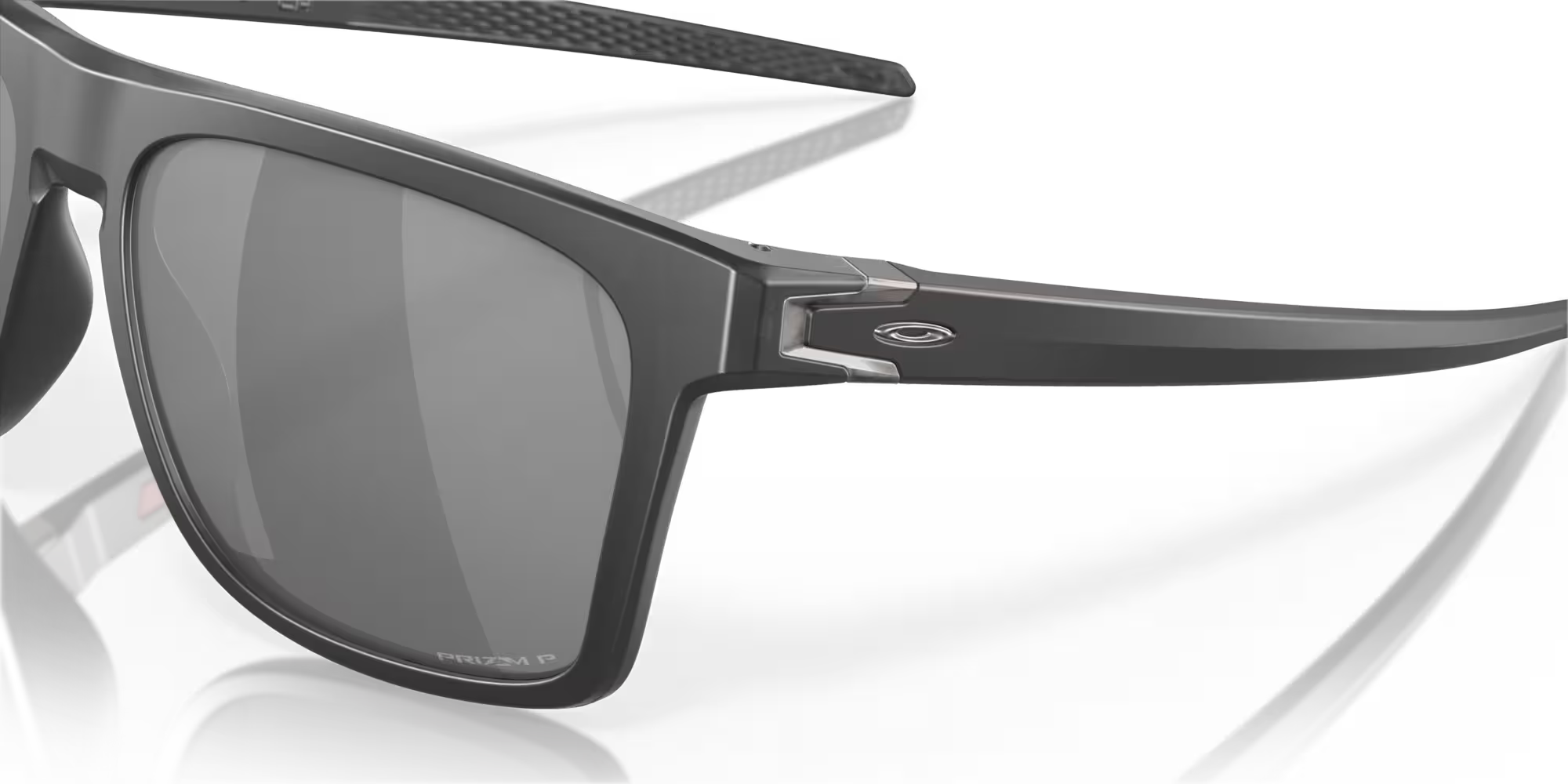 Oakley Leffingwell matte black ink sunglasses with Prizm Black polarized lenses