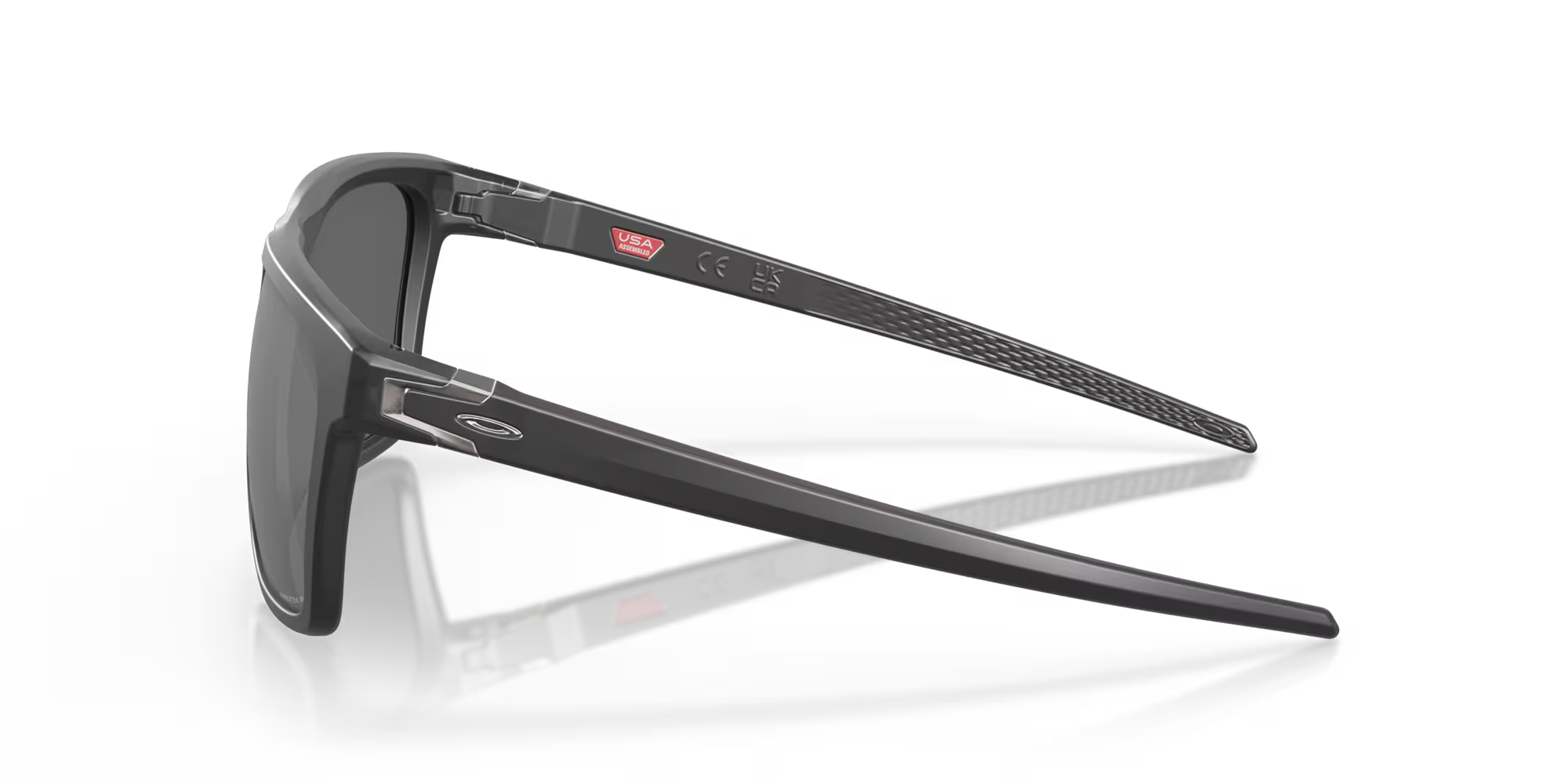 Oakley Leffingwell matte black ink sunglasses with Prizm Black polarized lenses