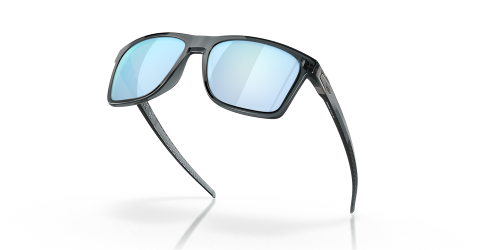Oakley sunglass Leffingwell prizm deep water polarized Lenses with crystal black Frame