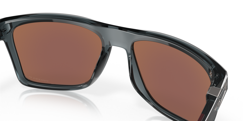 Oakley sunglass Leffingwell prizm deep water polarized Lenses with crystal black Frame