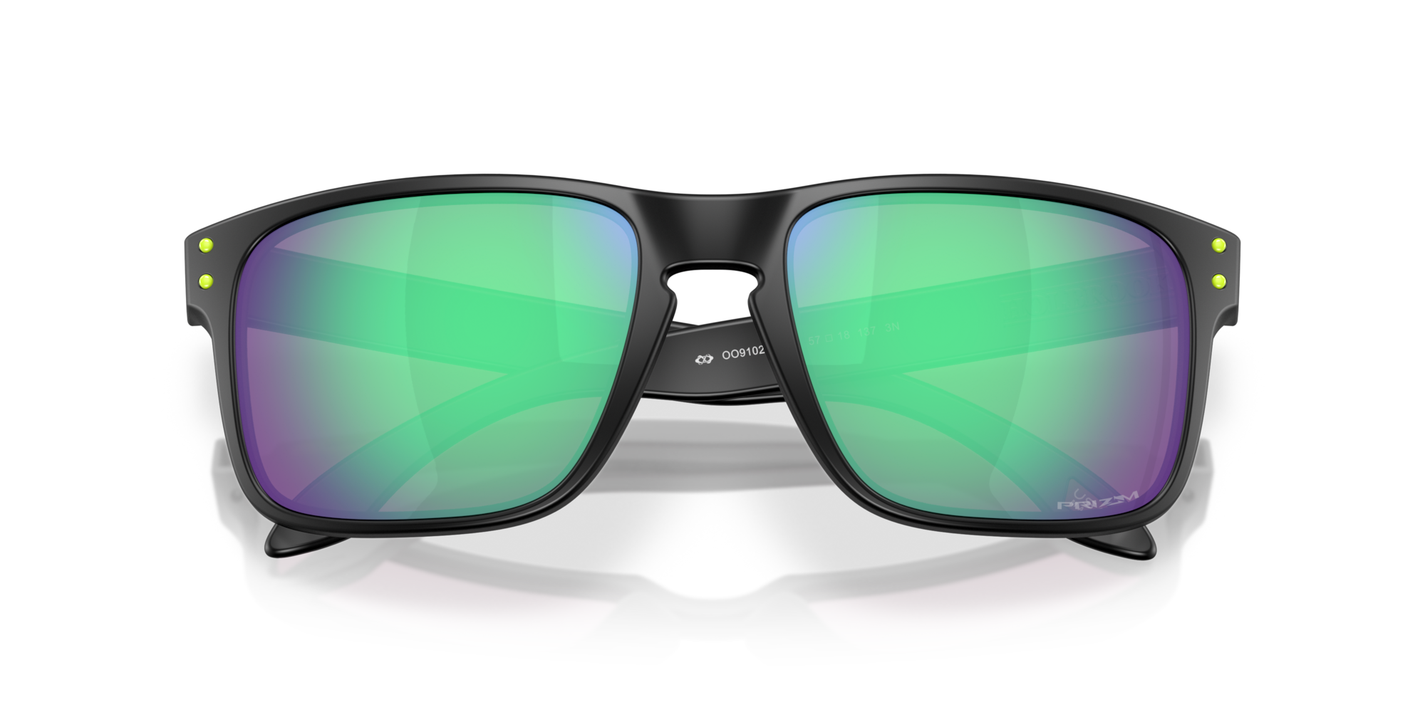 Oakley Holbrook Matte Black Prizm Road Jade Lenses, with matte black Frame