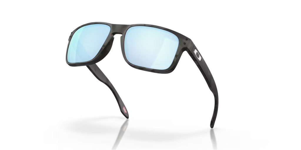 Oakley Holbrook™ Sunglasses – Prizm Deep Water Polarized Lens with Matte Black Camo Frame