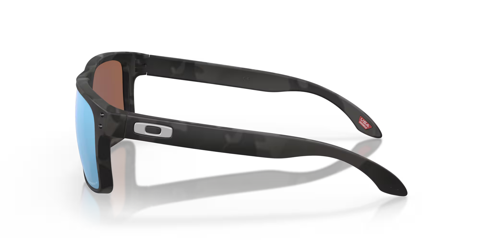 Oakley Holbrook™ Sunglasses – Prizm Deep Water Polarized Lens with Matte Black Camo Frame