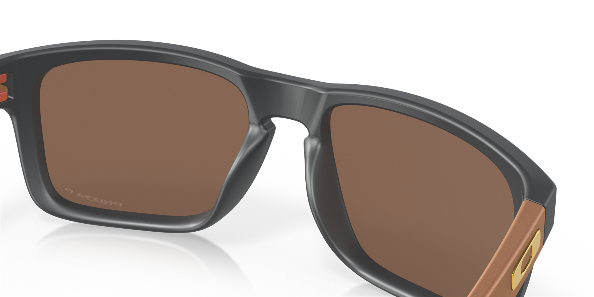 Oakley Sunglass Holbrook™prizm 24k polarized Lenses with matte carbon Frame