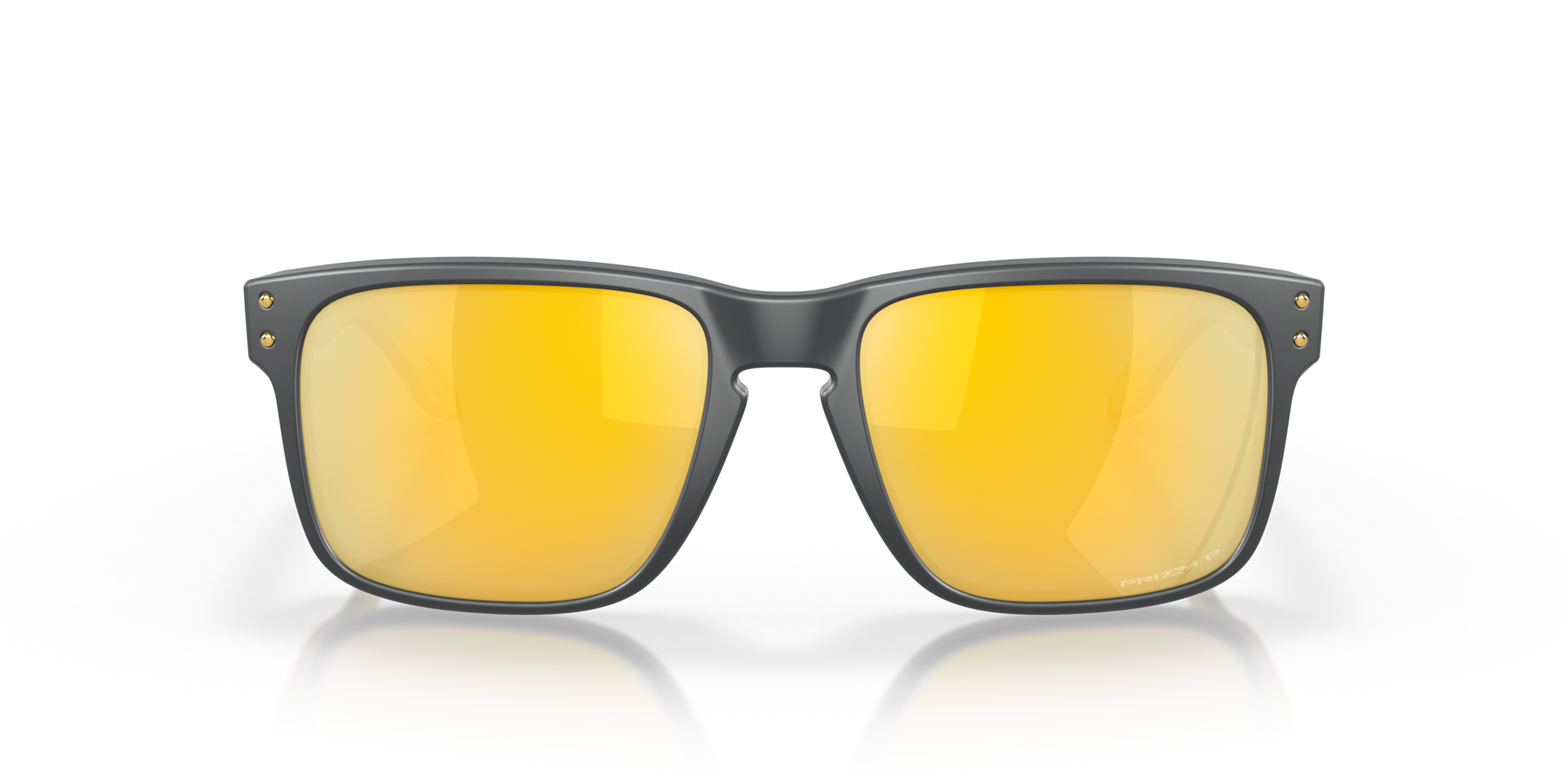 Oakley Sunglass Holbrook™prizm 24k polarized Lenses with matte carbon Frame