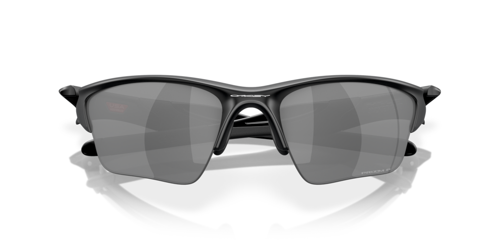Oakley Half Jacket 2.0 XL matte black sunglasses with Prizm Black polarized lenses