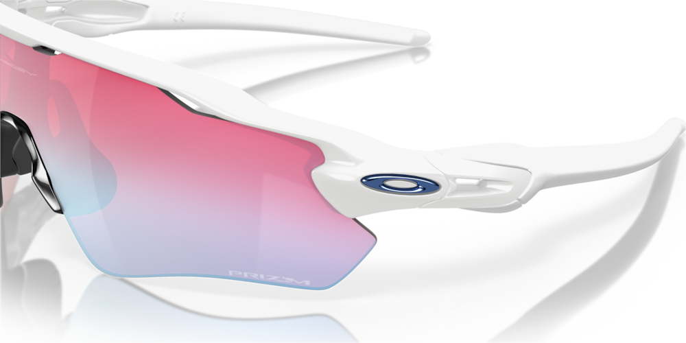 Oakley sunglass Radar® EV Path® prizm snow sapphire Lenses with polished white Fram