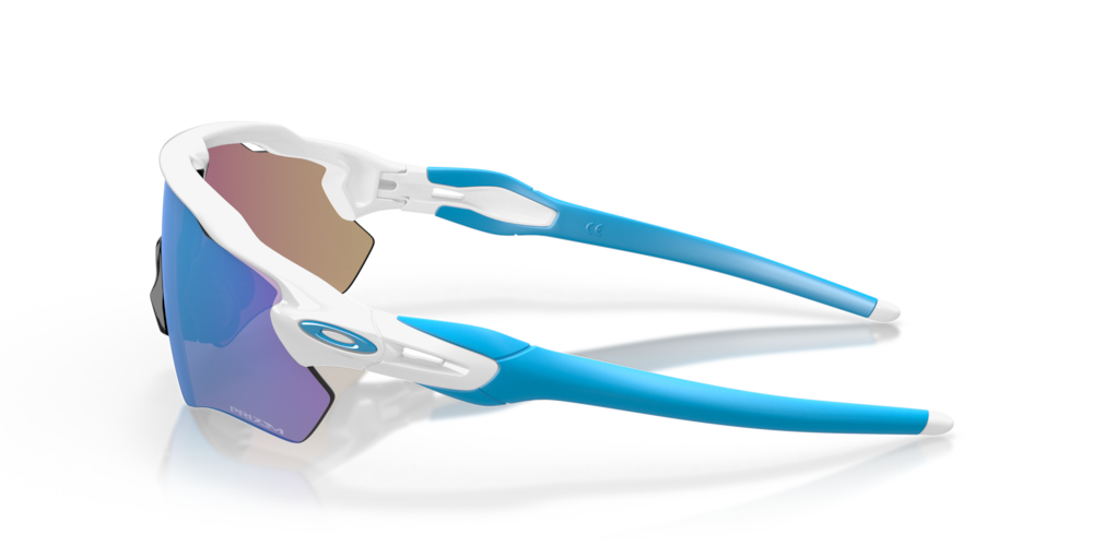 Oakley sunglass Radar® EV Path® prizm sapphire Lenses with polished white Frame