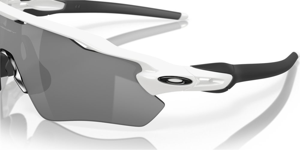 Oakley sunglass Radar® EV Path® prizm black polarized Lenses with polished white Frame