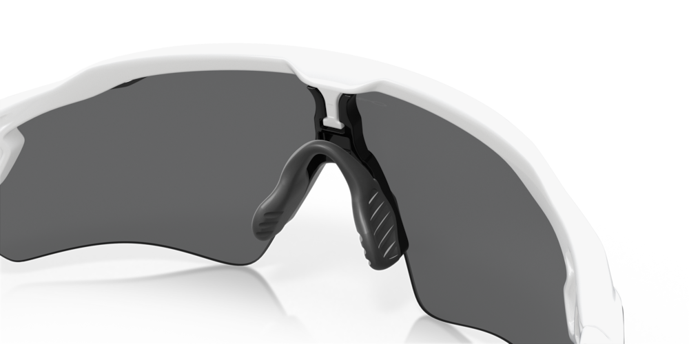 Oakley sunglass Radar® EV Path® prizm black polarized Lenses with polished white Frame