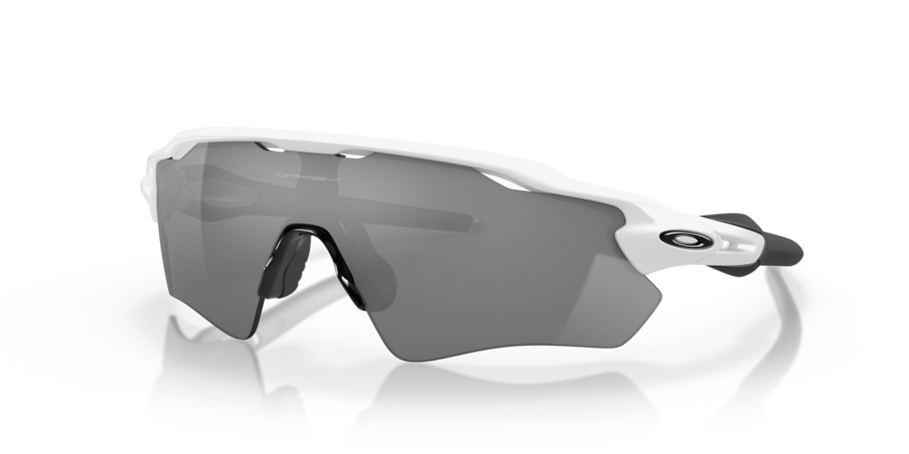 Oakley sunglass Radar® EV Path® prizm black polarized Lenses with polished white Frame