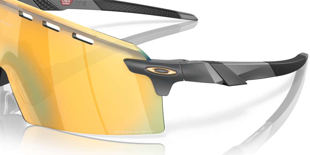 Oakley Sunglass Encoder Strike prizm 24k Lenses, with matte carbon Frame
