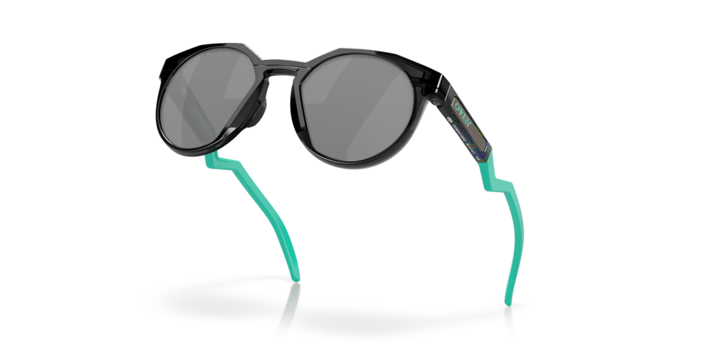 Oakley Sunglass HSTN Cycle The Galaxy Collection prizm black polarized Lenses with  black ink Frame