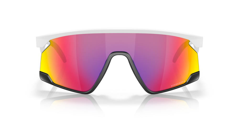 Oakley Sunglass BXTR prizm road Lenses with matte white Frame