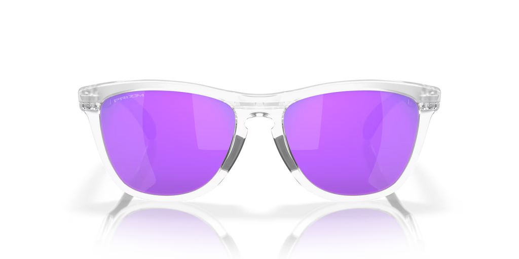 Oakley Frogskins™ Range Sunglasses – Prizm Clear Lens with Matte Lilac Frame