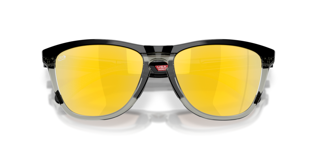Oakley Sunglass Tour De France™ Frogskins™ Range prizm 24k polarized Lenses,  matte black Frame