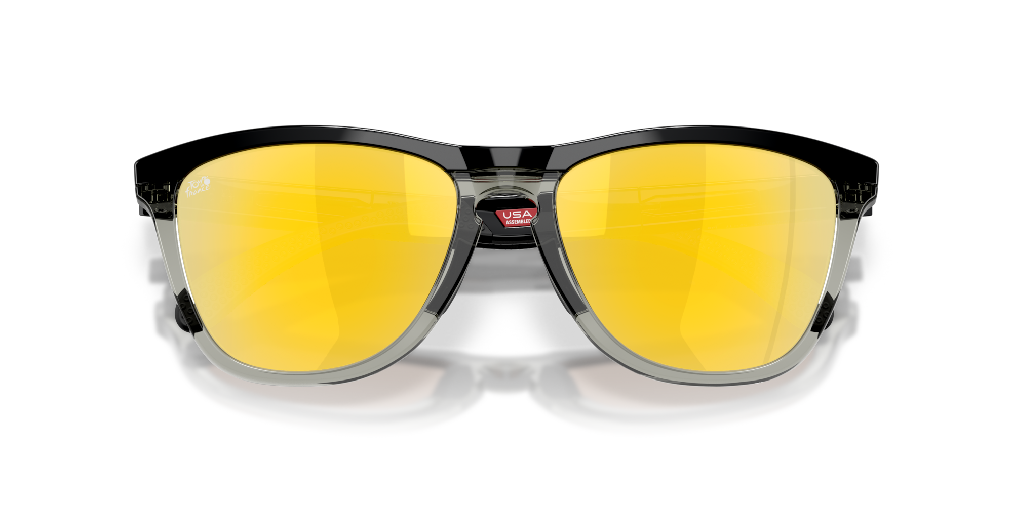 Oakley Sunglass Tour De France™ Frogskins™ Range prizm 24k polarized Lenses,  matte black Frame