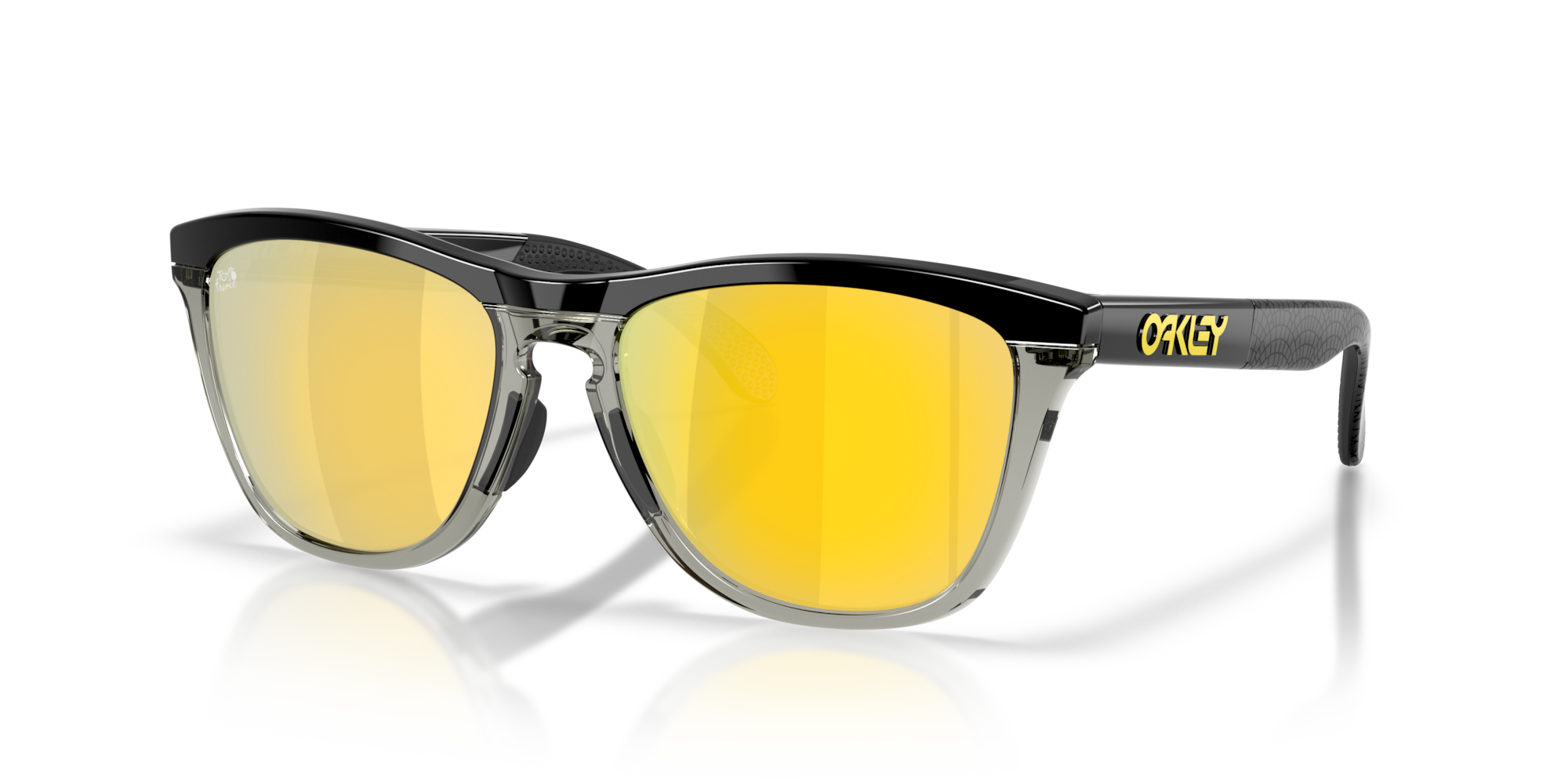 Oakley Sunglass Tour De France™ Frogskins™ Range prizm 24k polarized Lenses,  matte black Frame