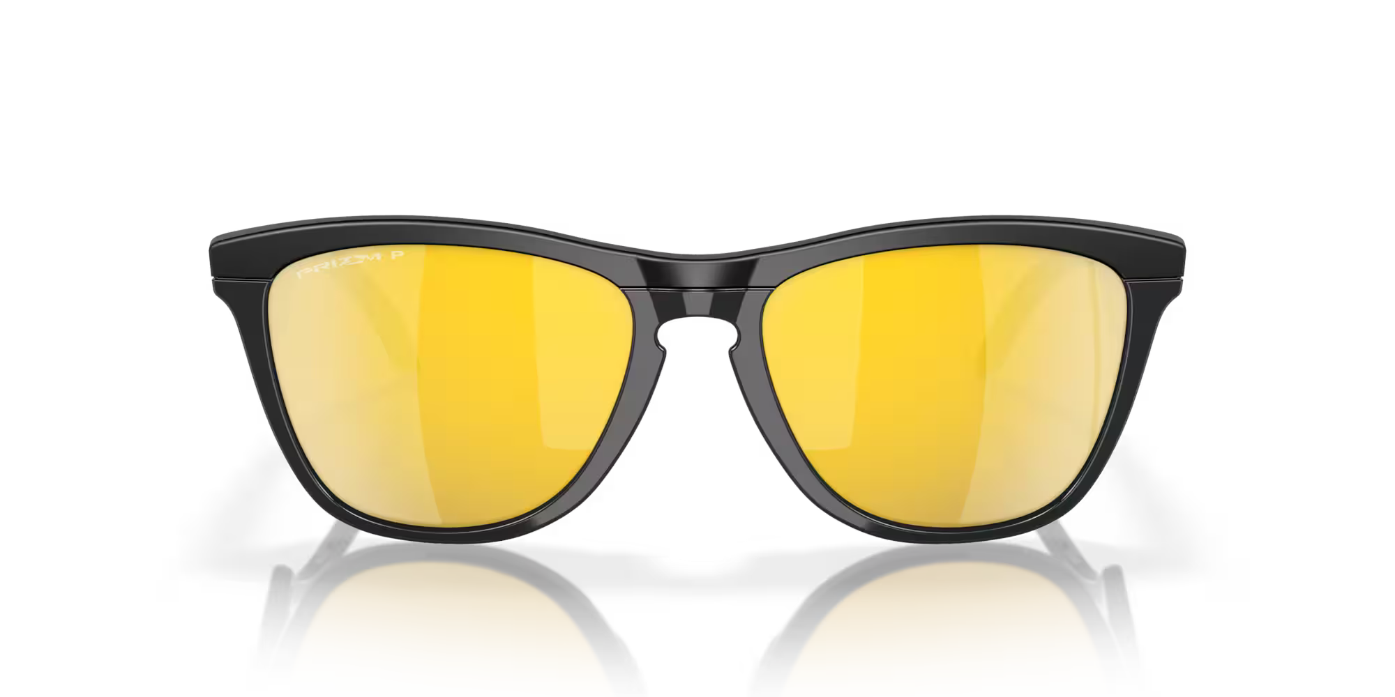 Oakley Frogskins™ Hybrid Sunglasses – Prizm 24K Polarized Lens with Matte Black Frame
