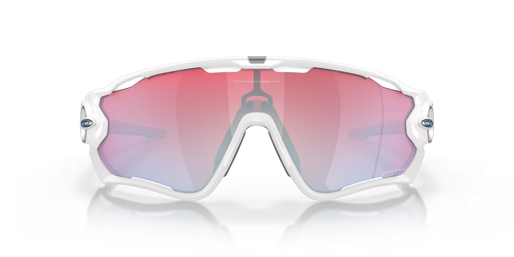 Oakley Jawbreaker™ Prizm Snow Collection Sunglasses – Prizm Snow Sapphire Lens with Polished White Frame