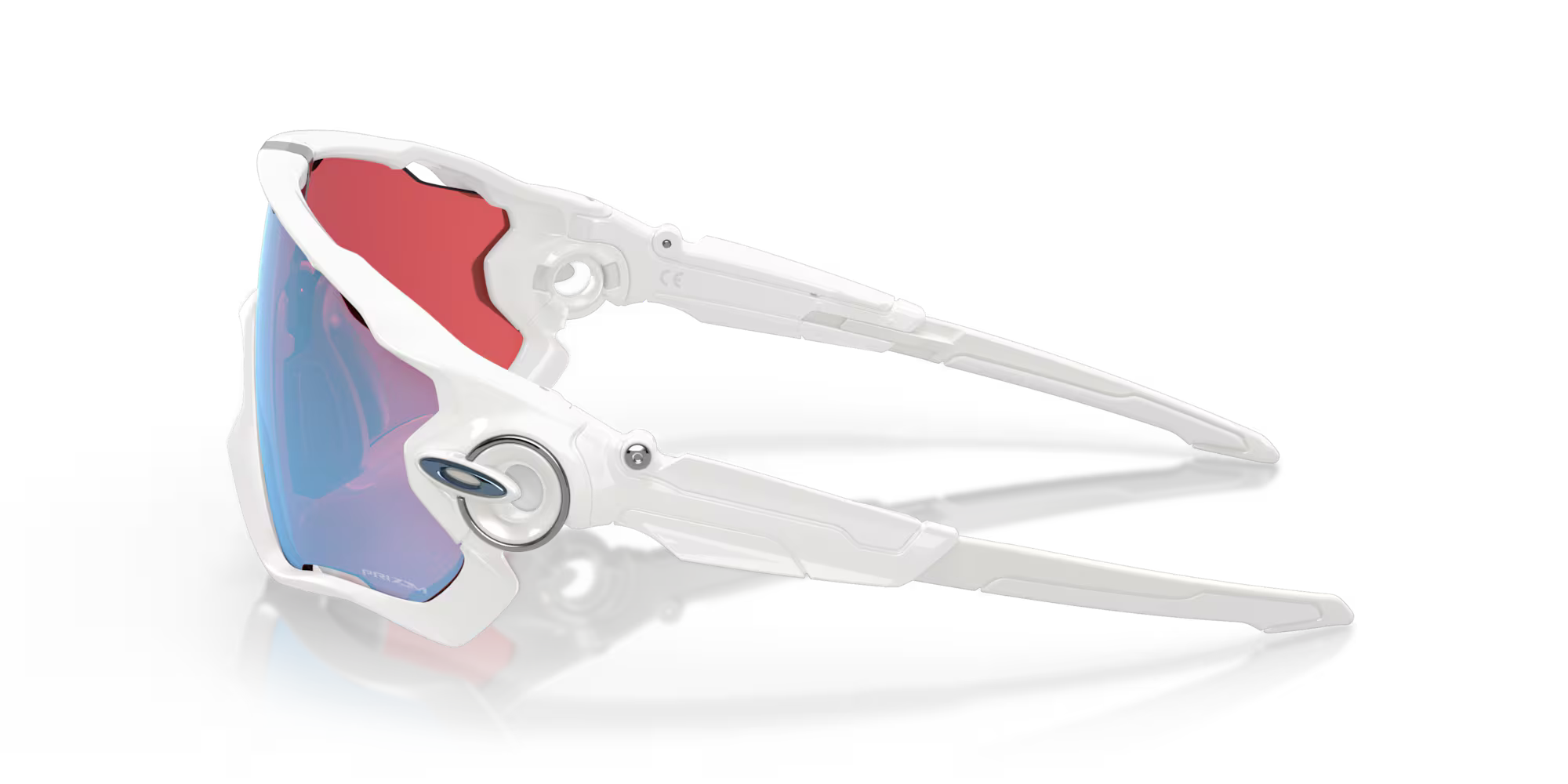 Oakley Jawbreaker™ Prizm Snow Collection Sunglasses – Prizm Snow Sapphire Lens with Polished White Frame