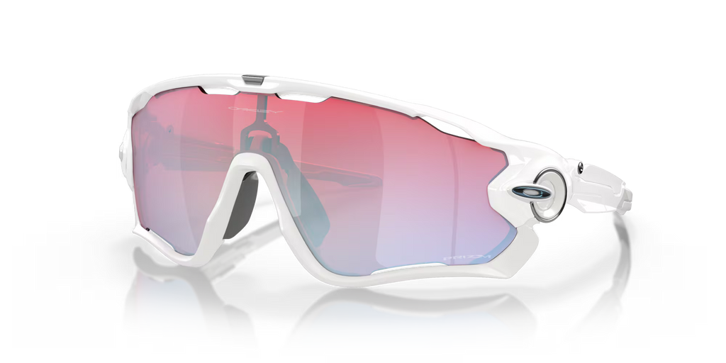 Oakley Jawbreaker™ Prizm Snow Collection Sunglasses – Prizm Snow Sapphire Lens with Polished White Frame