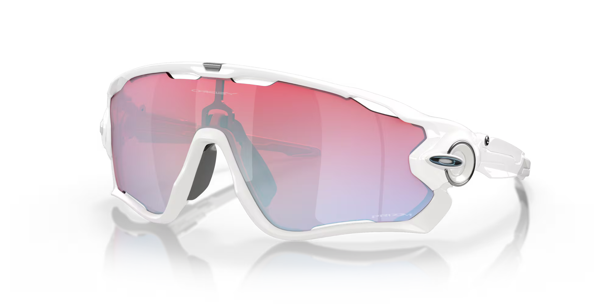 Oakley Jawbreaker™ Prizm Snow Collection Sunglasses – Prizm Snow Sapphire Lens with Polished White Frame