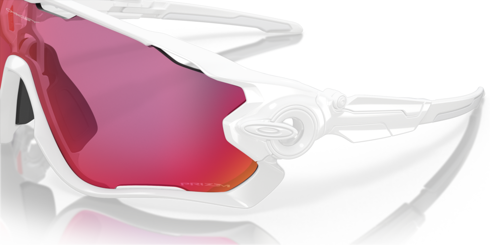 Oakley Jawbreaker  Polished White Frame with Prizm Road Lenses