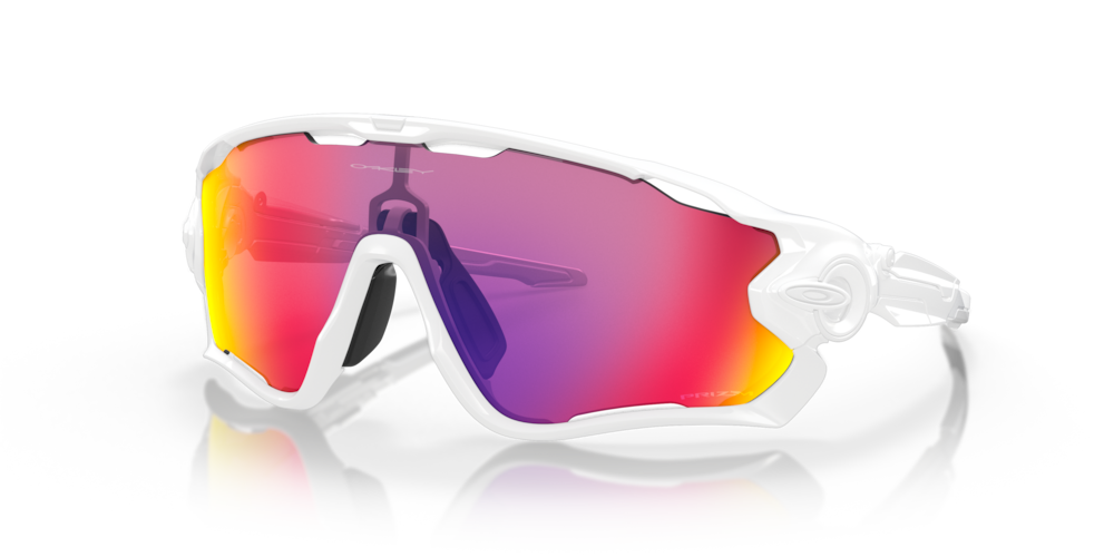Oakley Jawbreaker  Polished White Frame with Prizm Road Lenses