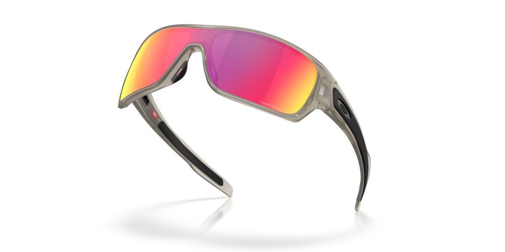 Oakley Sunglass Turbine Rotor prizm road Lenses with matte transparent grey ink Frame