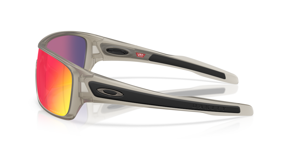Oakley Sunglass Turbine Rotor prizm road Lenses with matte transparent grey ink Frame