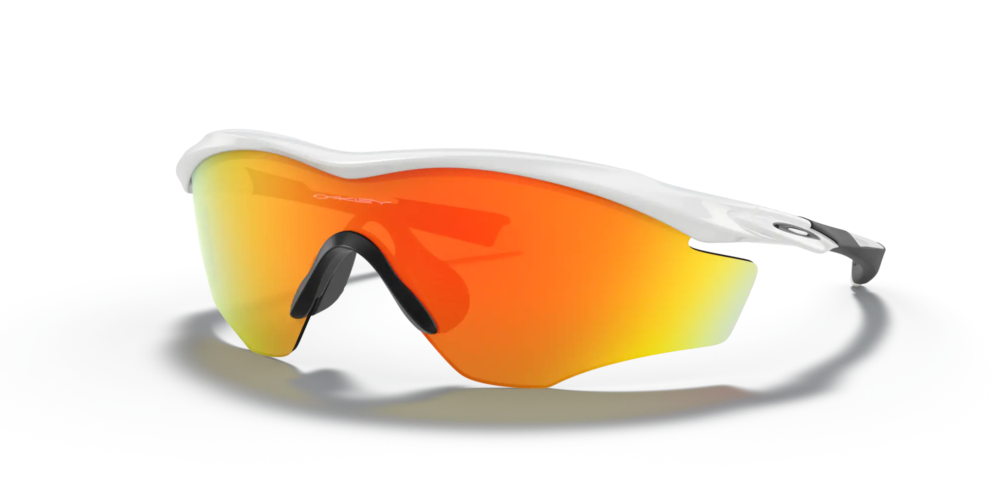 Oakley M2 Frame XL polished white fire iridium