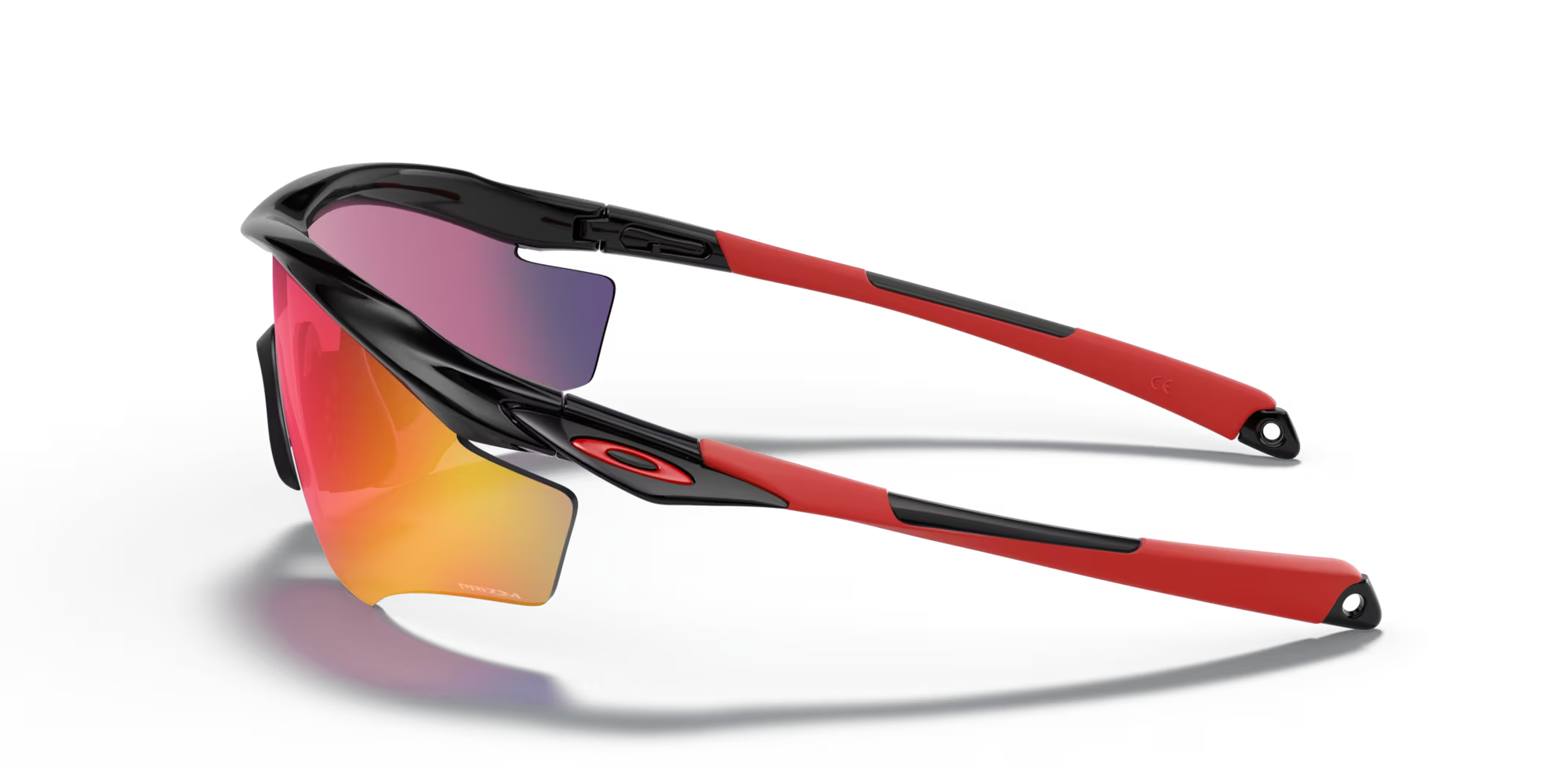 Oakley M2 Frame XL Sunglasses – Prizm Road Lens with Polished Black Frame