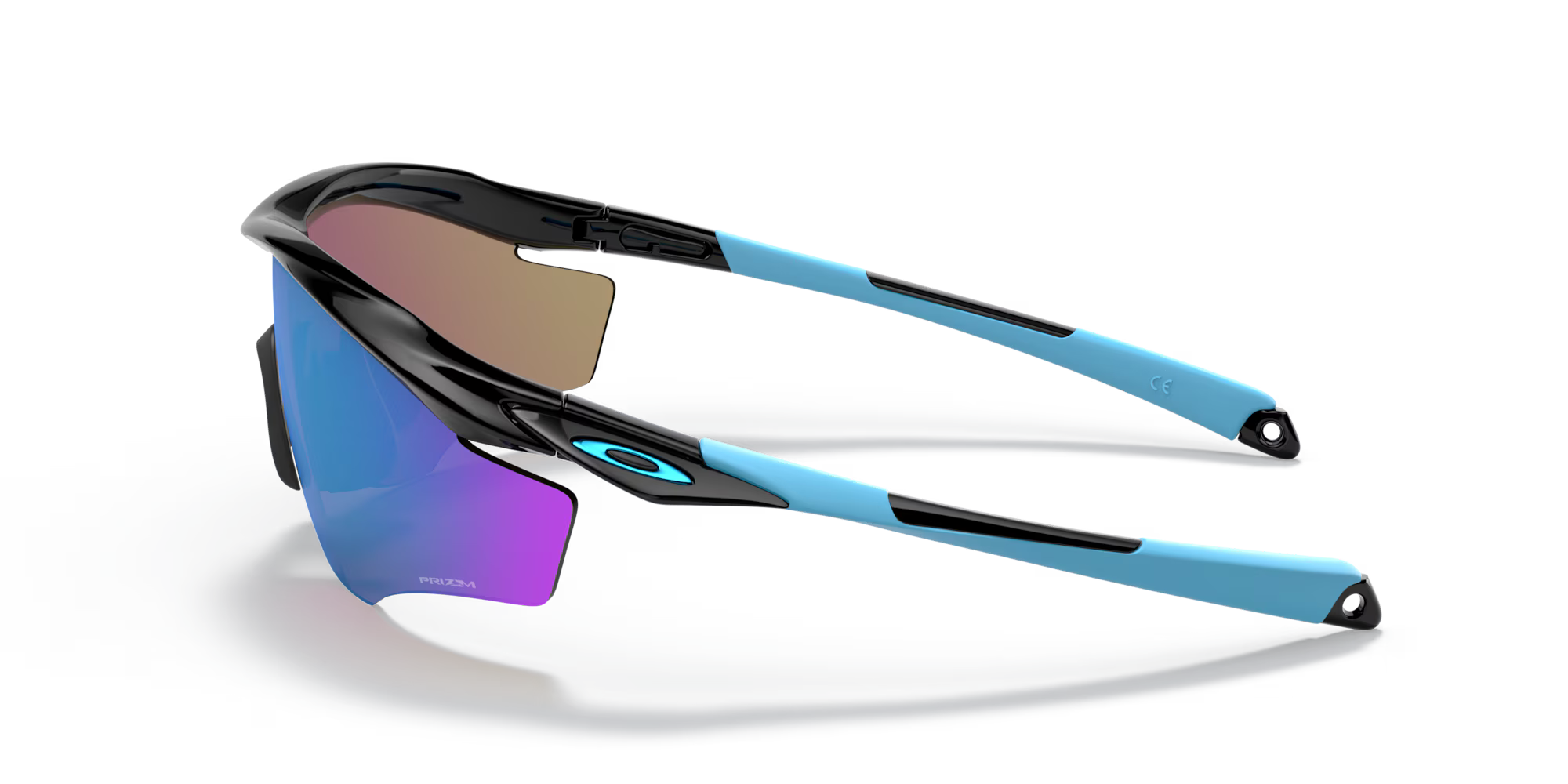 Oakley M2 Frame® XL Sunglasses – Prizm Sapphire Lens with Polished Black Frame