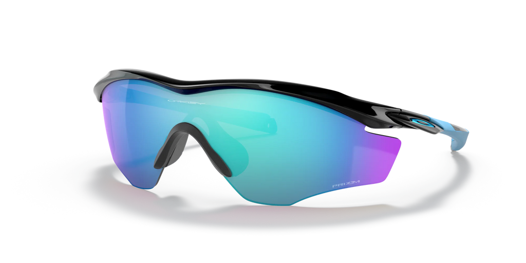 Oakley M2 Frame® XL Sunglasses – Prizm Sapphire Lens with Polished Black Frame