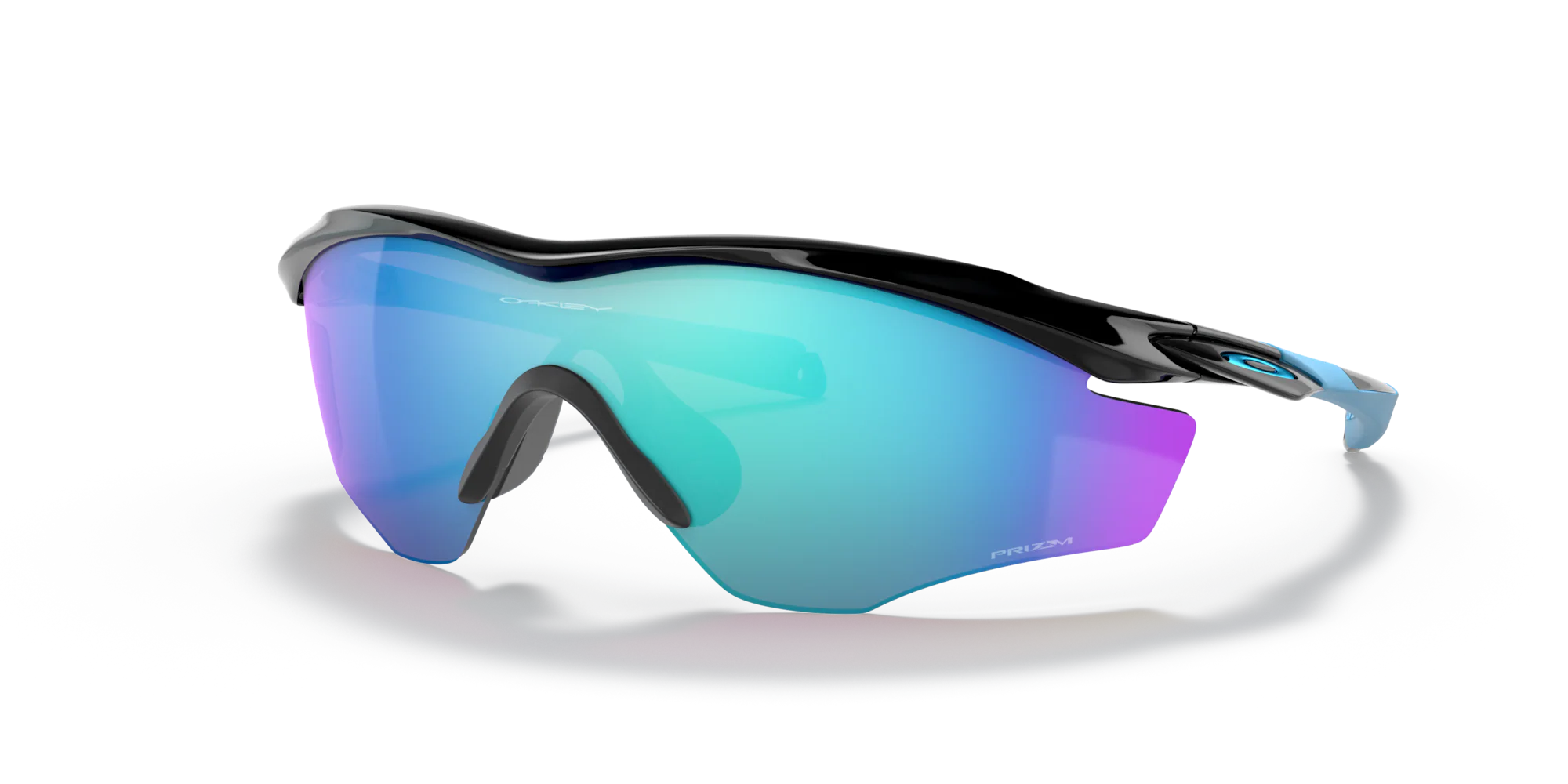 Oakley M2 Frame® XL Sunglasses – Prizm Sapphire Lens with Polished Black Frame