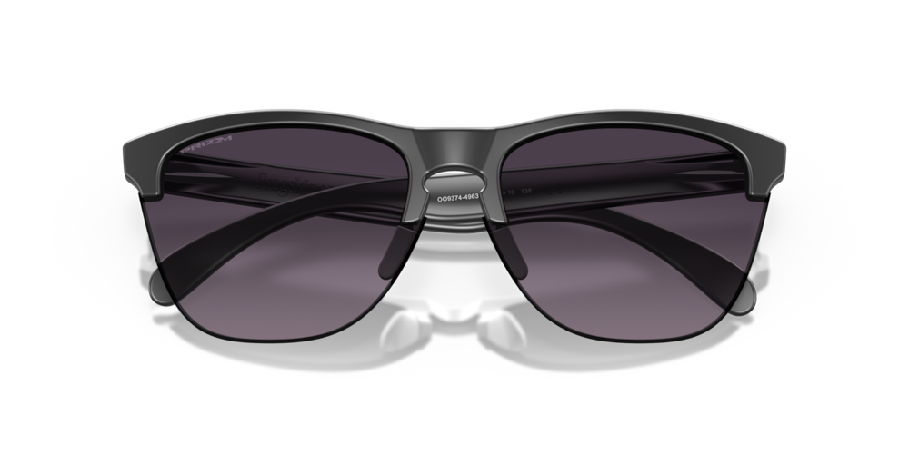 Oakley sunglass Frogskins™ Lite prizm grey gradient Lenses with matte black Frame