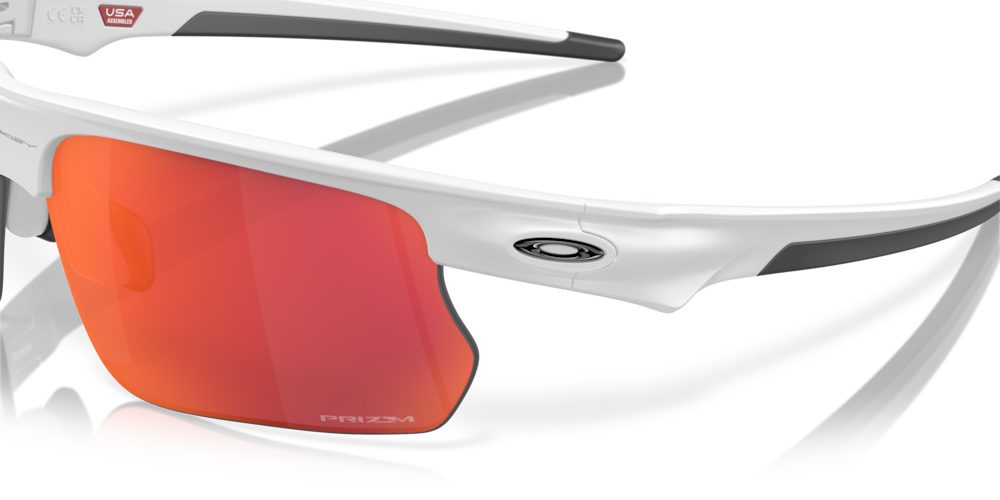 Oakley sunglass BiSphaera™ prizm field Lenses with matte white Frame